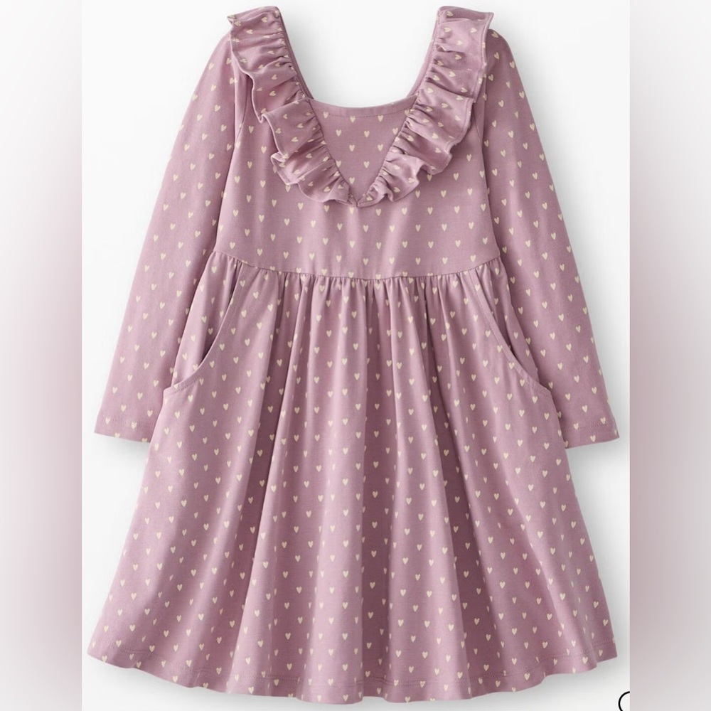 Hanna Andersson Lavender Heart Dress